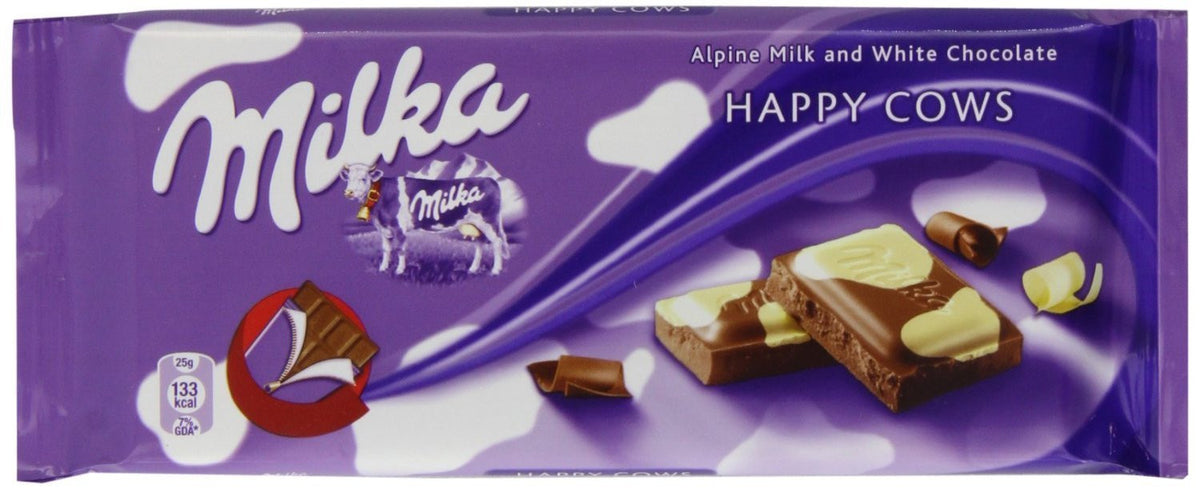 Milka White Chocolate Bar